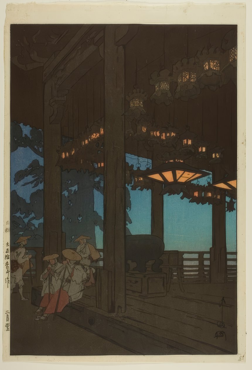Nigatsudo Temple de Yoshida Hiroshi