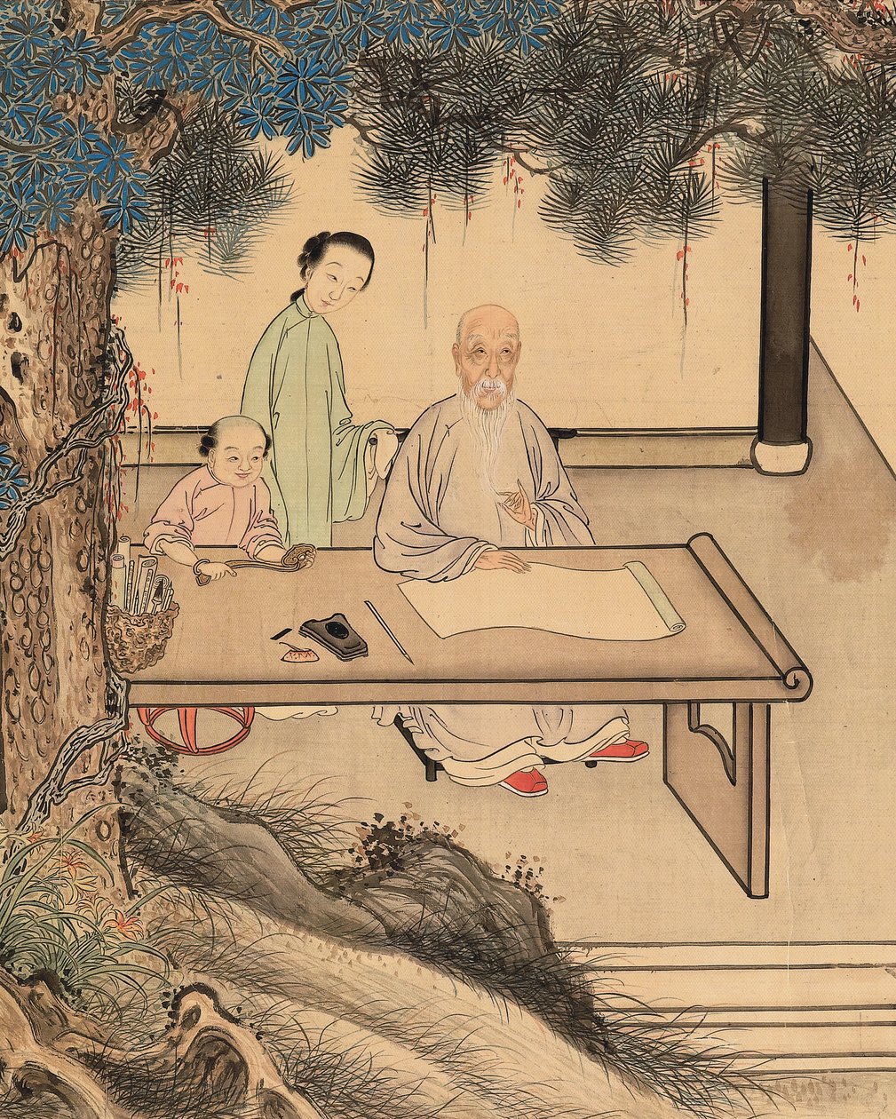 Yuan Mei e suas alunas de Yuan Mei