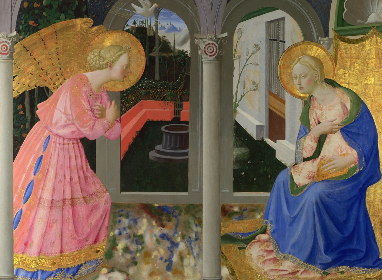 A Anunciação, c. 1440 de Zanobi Strozzi