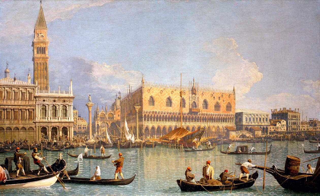 Vista do Palácio Ducal de Canaletto