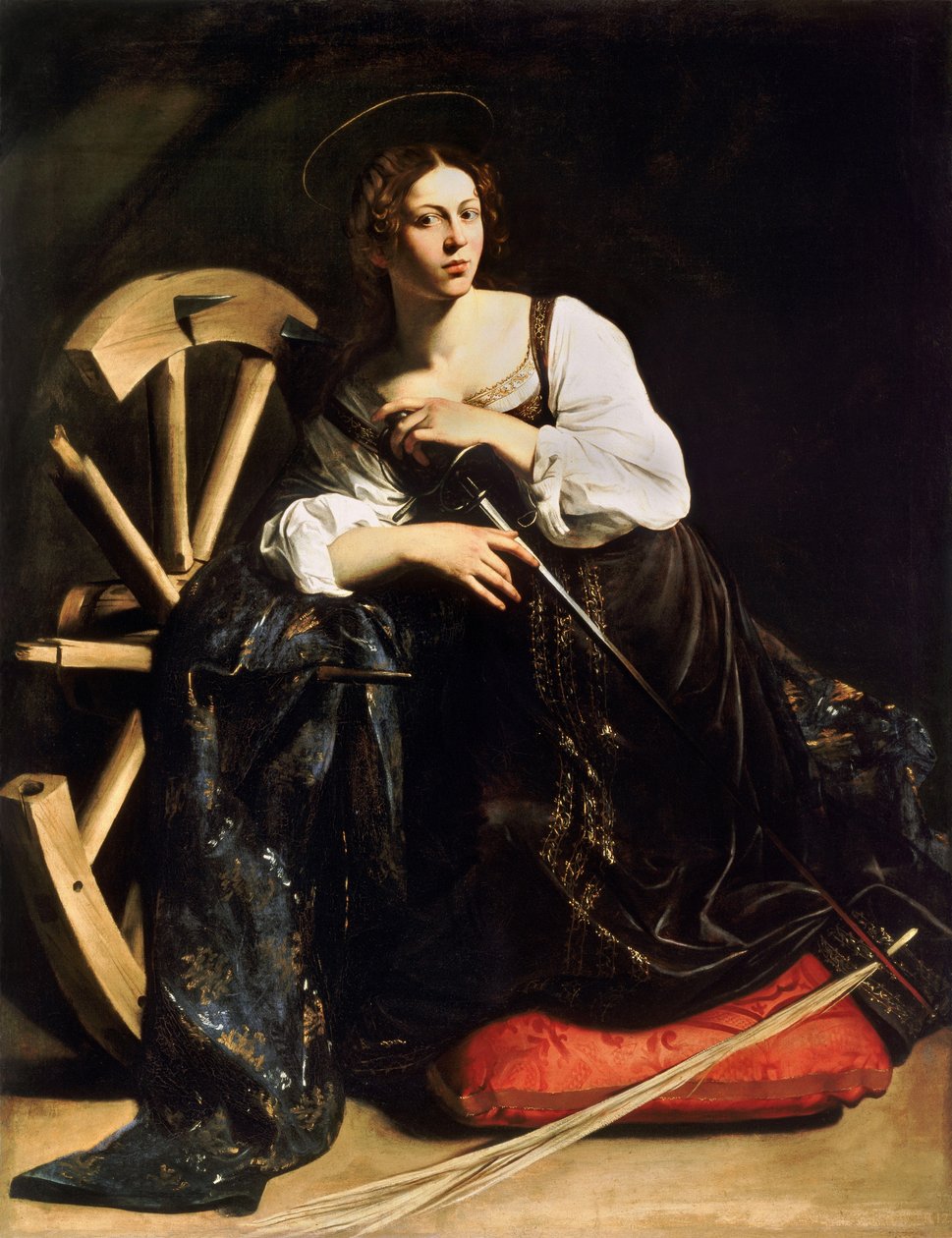 Hl. Catarina de Alexandria de Caravaggio