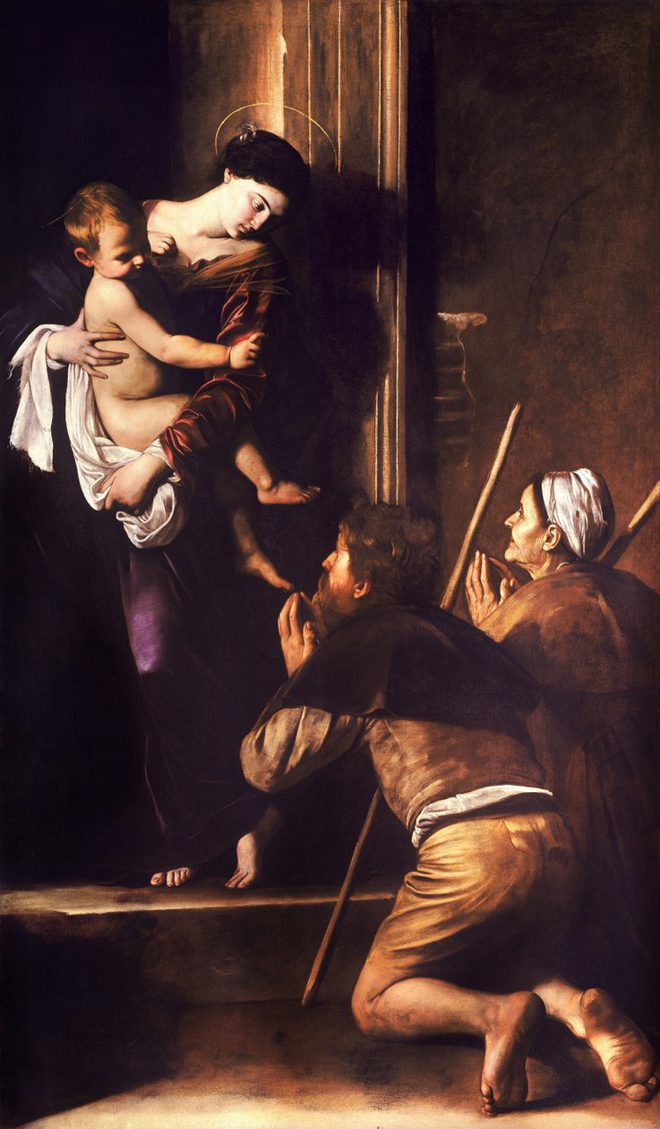 Madona de Loreto de Michelangelo Merisi da  Caravaggio