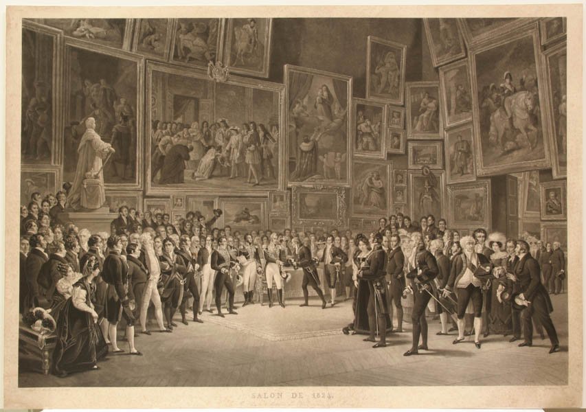 Salão de 1824 de after Francois Joseph Heim