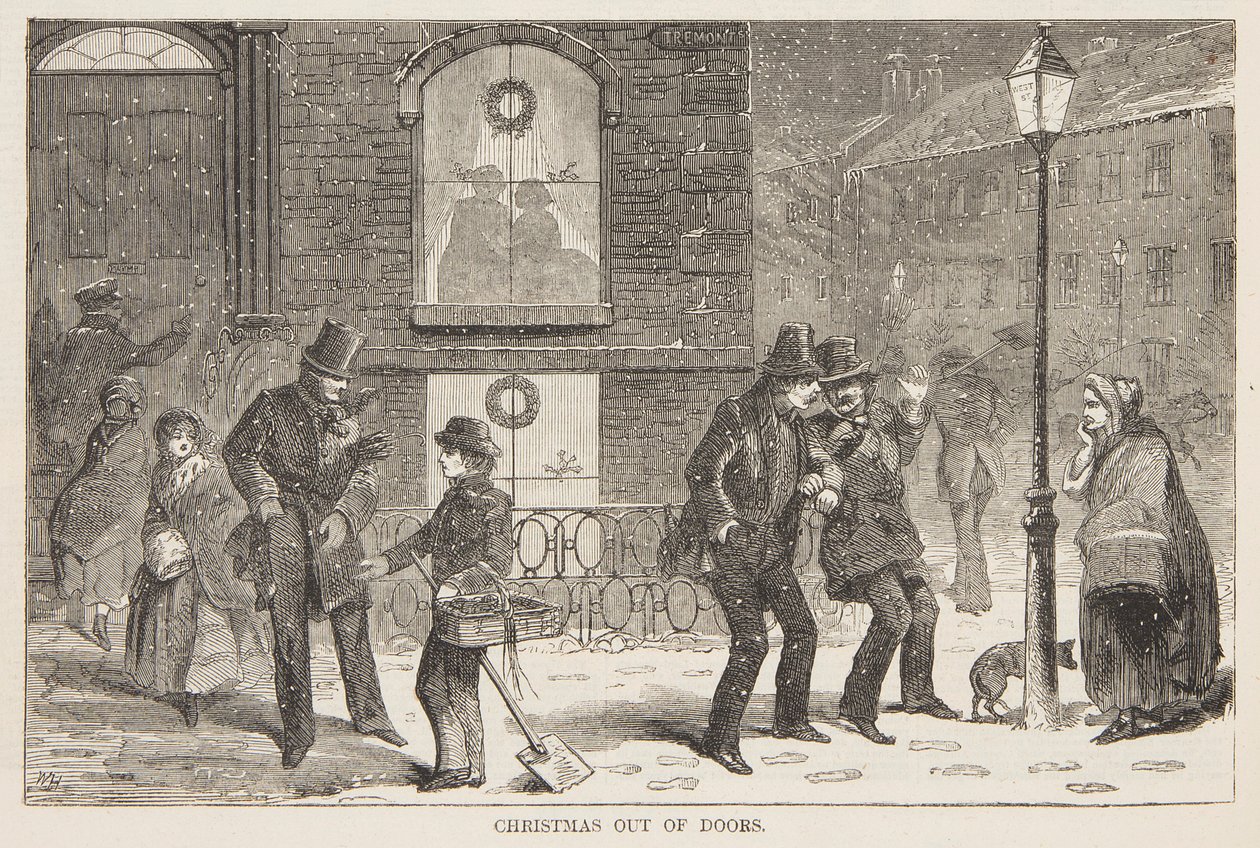 Natal fora de casa de after Winslow Homer