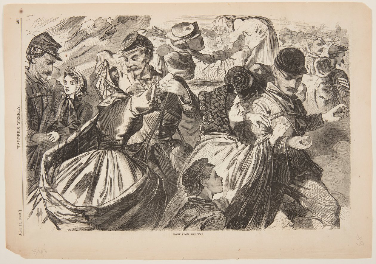 Casa da guerra de after Winslow Homer