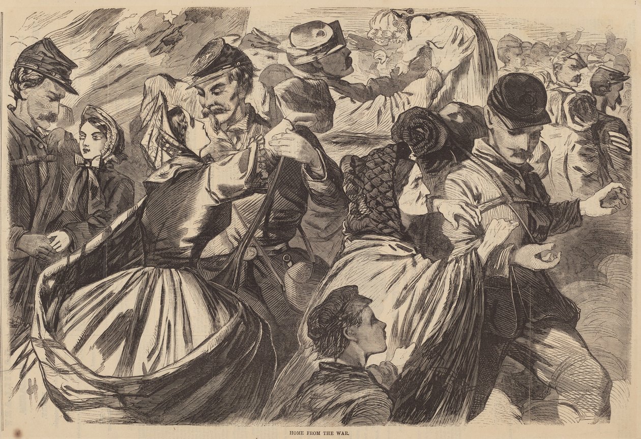 Casa da guerra de after Winslow Homer