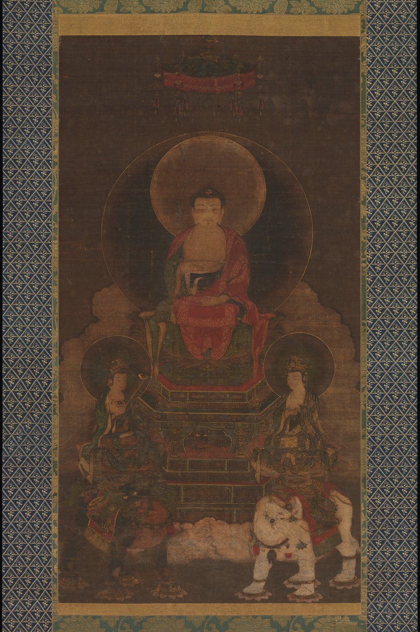 Tríade Shaka (Shakyamuni) de anonymous 