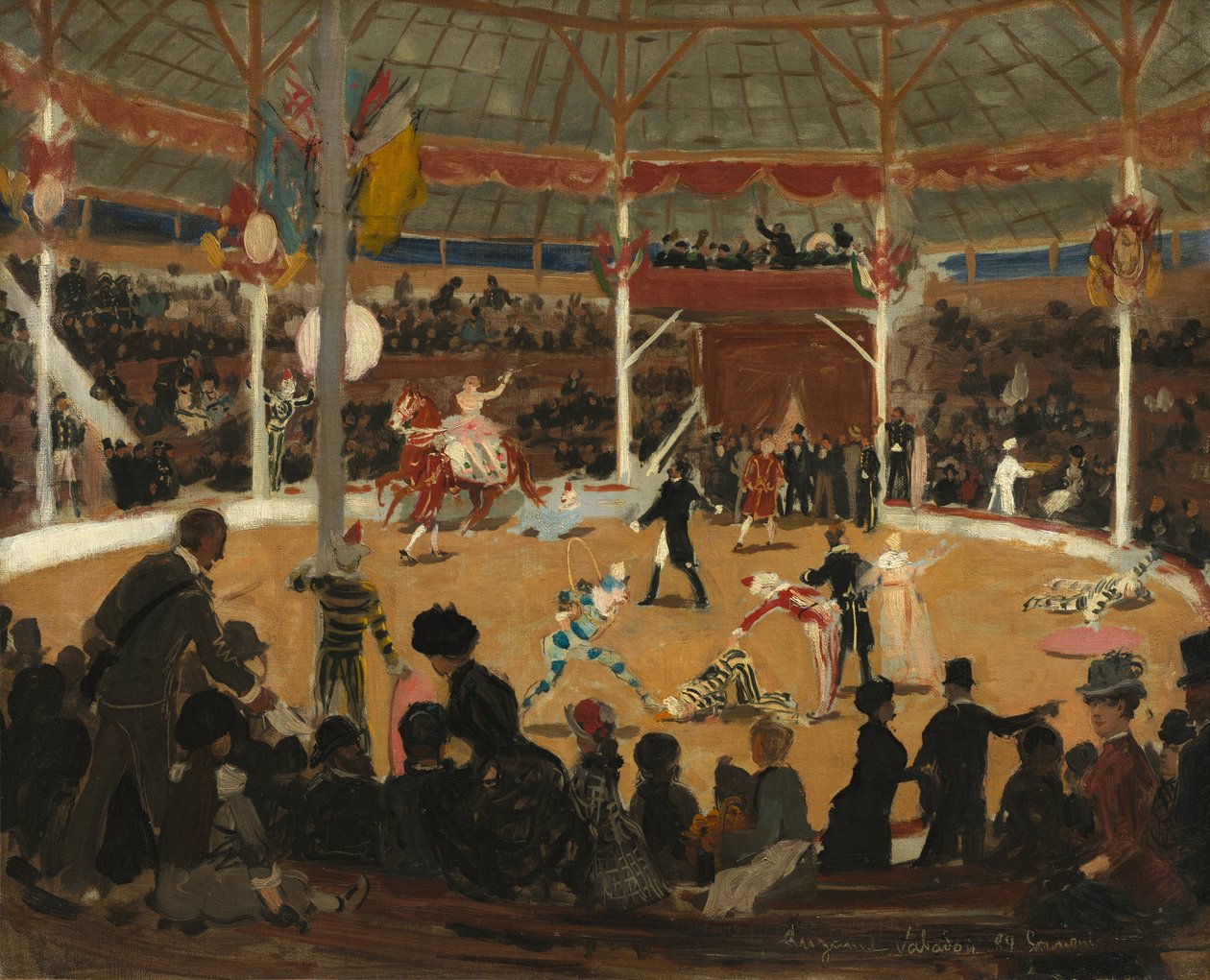 O circo de attributed to Suzanne Valadon