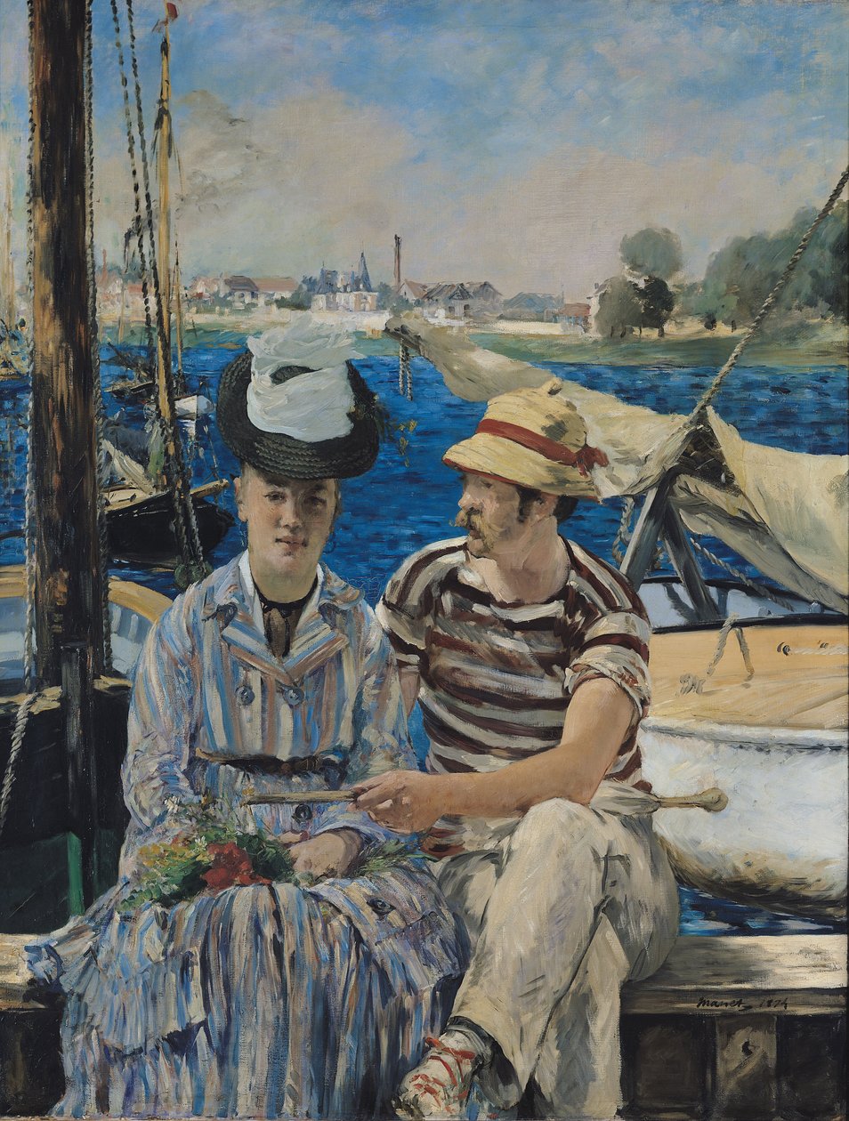Argenteuil, 1874 de Édouard Manet