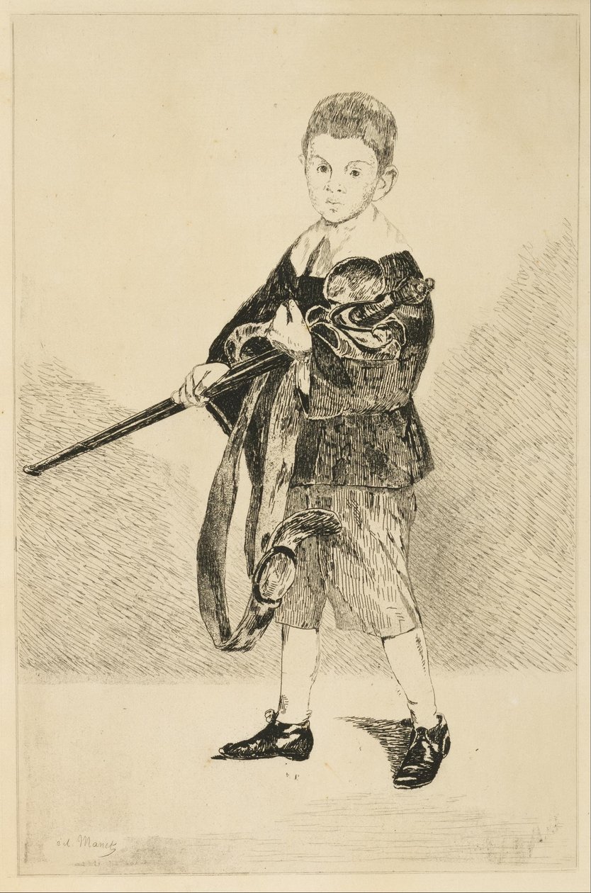 Menino com a espada de Édouard Manet