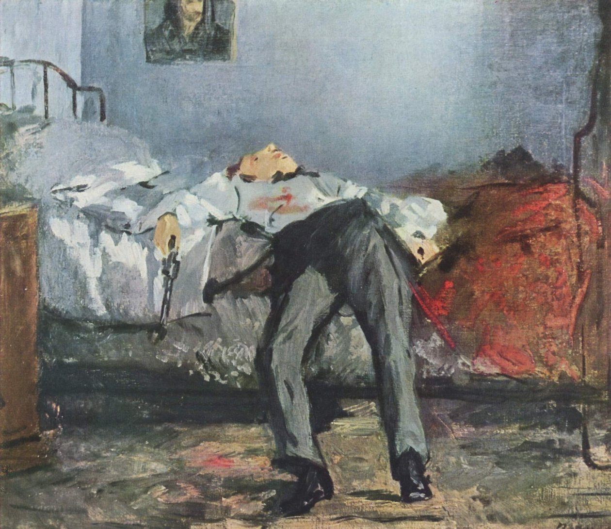 suicídio de Édouard Manet