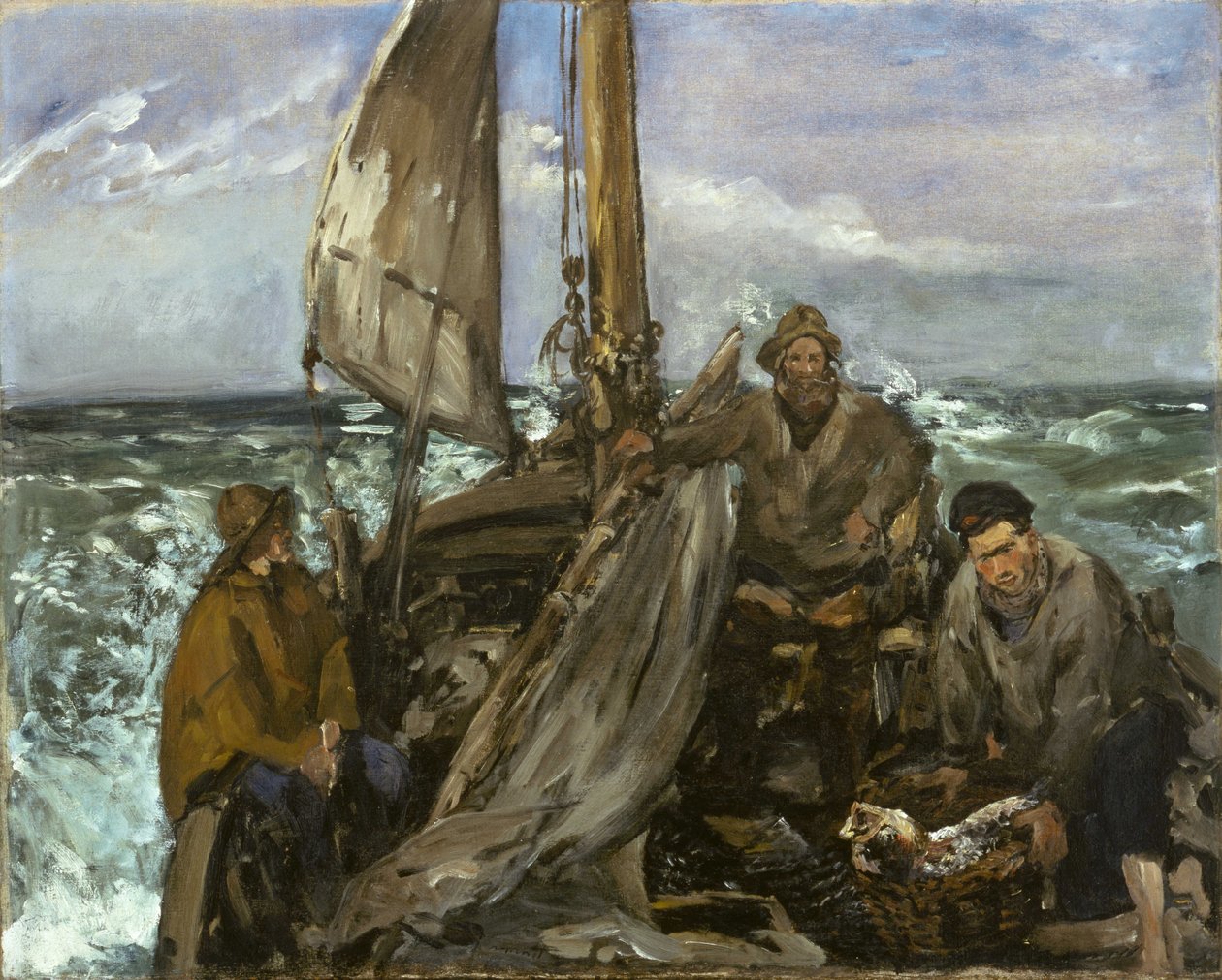 Os trabalhadores do mar de Édouard Manet