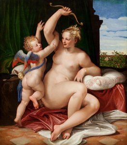 Vênus Desarmando Cupido, 1550-55