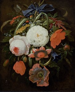 Ainda vida de flores penduradas