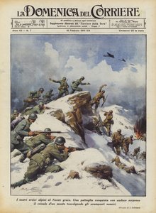 Nossos heróis alpinos na frente grega