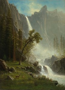 Quedas nupciais do véu, Yosemite, c.1871-1873