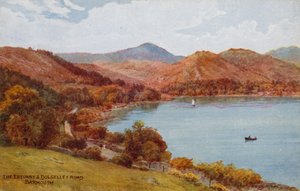 O estuário e Dolgelley Road, Barmouth