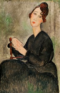 Retrato de Dedie Hayden, 1918