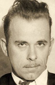 Retrato de John Dillinger (1903 - 34)