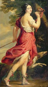 Madame de Montespan como Diana, a Caçadora