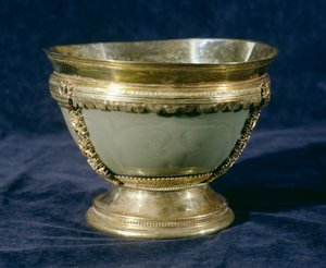 Margham Celadon tigela (porcelana vidrada)