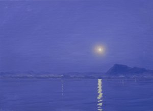 Luar sobre Udaipur