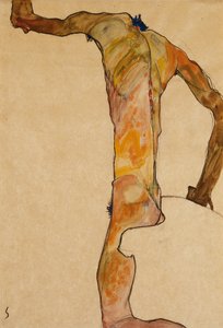 Nude masculino; Mannlicher Akt, 1910