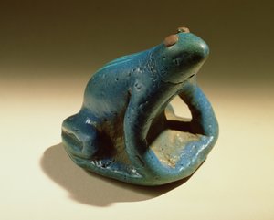 Rã, Novo Reino, c.1390-53 aC (faiança)