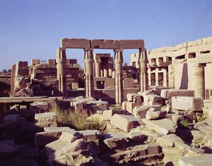 O pequeno templo de Tuthmosis III