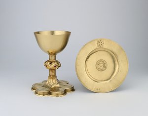 Cálice e patena, 1507-08 (ouro com esmalte)