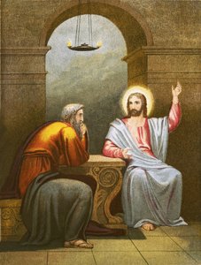 Cristo instruindo Nicodemos