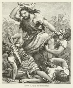 Sansão matando os filisteus