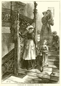 Escadaria da Casa Cromwell, 1876