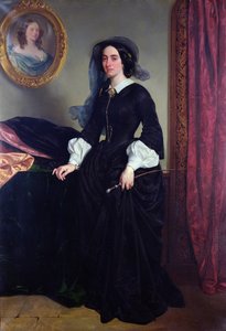 Portrait of Marie Deveria, 1856 