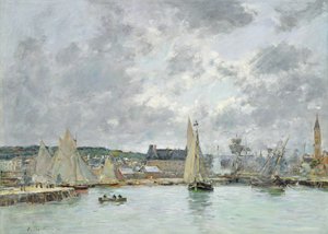 Porto de Trouville, 1880