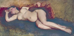 Nudez Reclinada (óleo sobre tela)