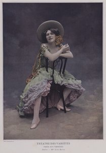 Lise Berry, atriz francesa (foto colorida)