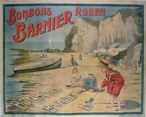 Cartaz publicitário Barnier doces
