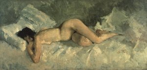 Nude reclinado, ca 1887