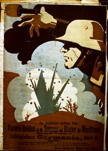 Cartaz de filme de guerra alemão