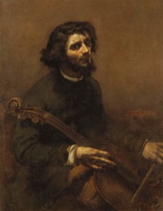 O violoncelista (auto-retrato), 1847
