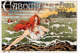 Cartaz de Casino de Cabourg, 1896