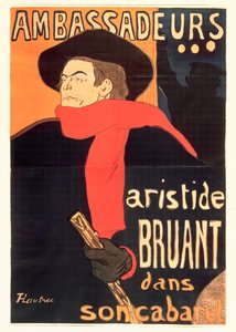 Embaixadores: Aristide Bruant, 1892