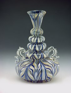 Garrafa de Chamas, Veneziana (vidro soprado)