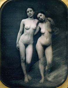 [Dois Nus Femininos em Pé], c. 1850.