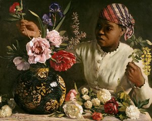 Mulher negra com Peónias, 1870
