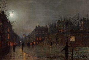 Indo para casa no anoitecer, 1882