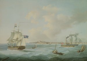 Envio fora de Margate, 1825