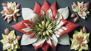 mandala: Amaryllis elementos_02