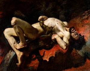 Ixion jogado em Hades, 1876